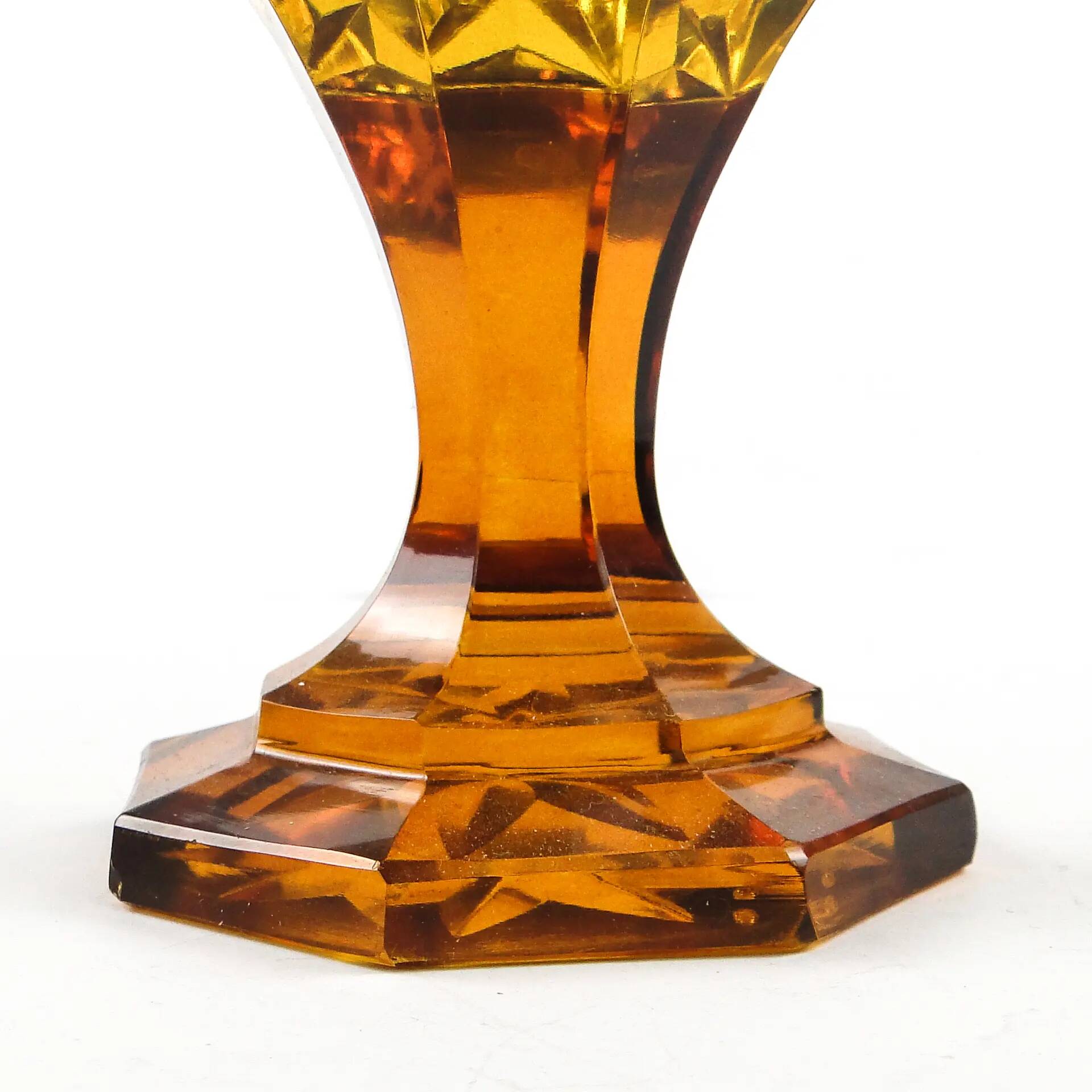 Art Deco goblet, Czechoslovakia, 1930s