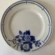 Opaque porcelain Badonviller - 8 dinner plates