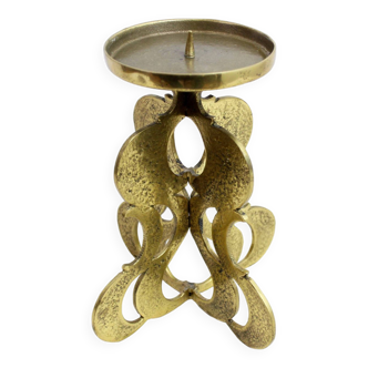 Bronze candle holder by Guiseppe Gallo