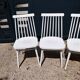 Lot 4 Scandinavian style chairs