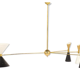 Asymmetrical Chandelier Italian Brass