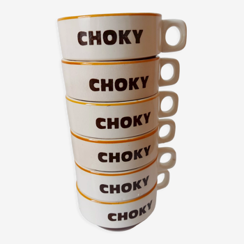 6 tasses choky