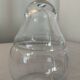 Empty pocket vintage blown glass pear