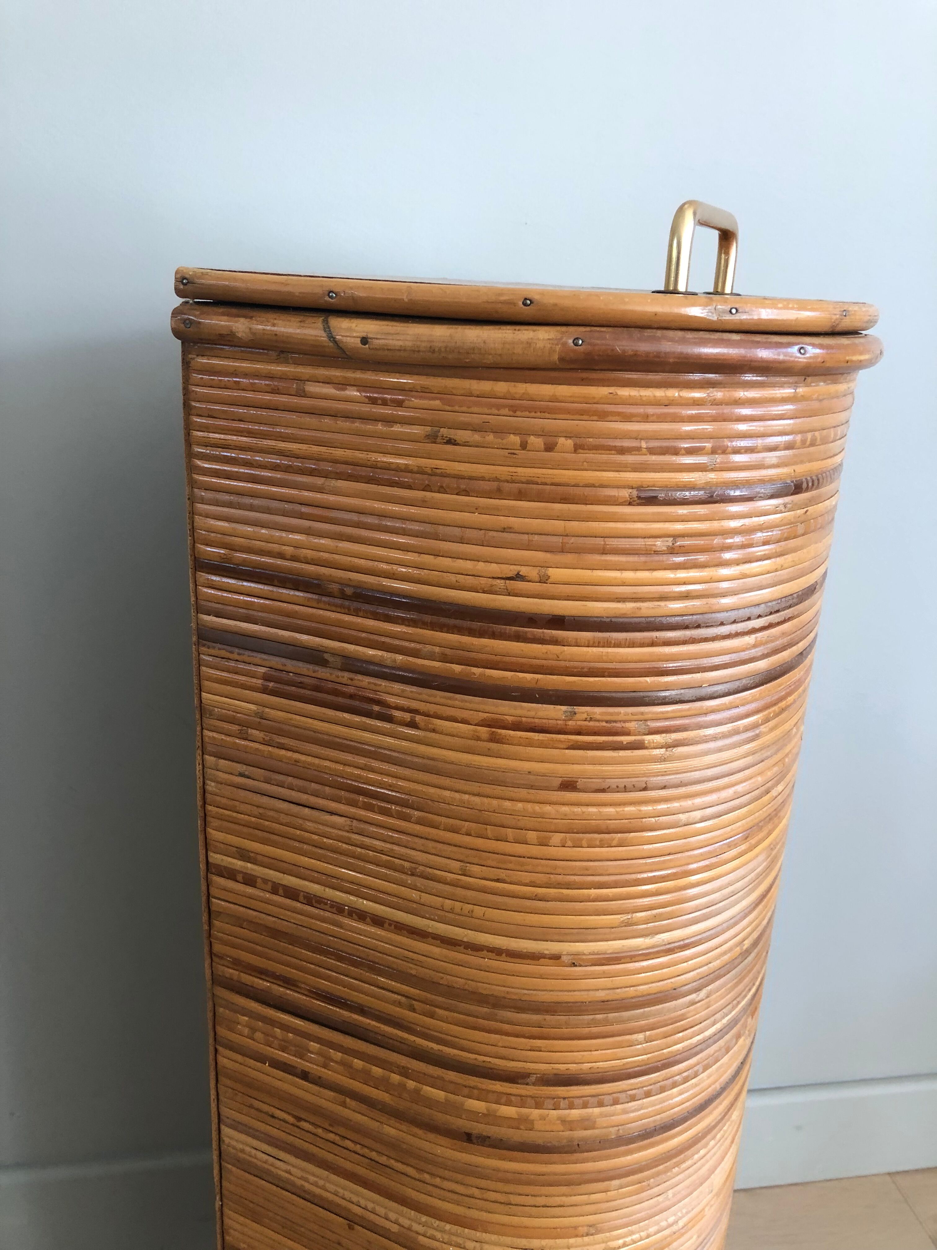 Bamboo bread hutch