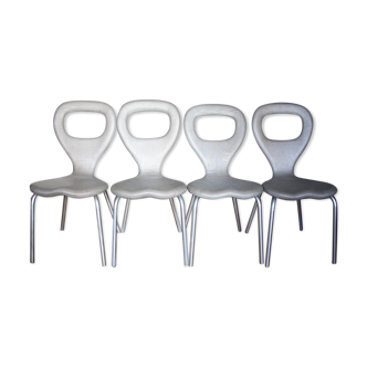 Chairs Moroso model TV by Marc Newson set of 4