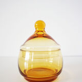 Empoli orange blown glass candy