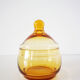Empoli orange blown glass candy