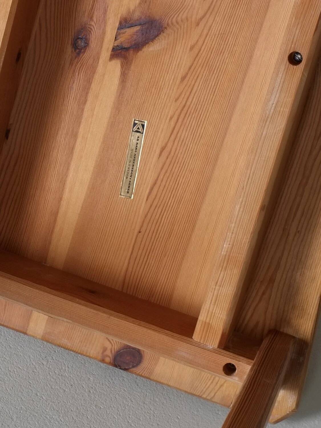 2 solid pine chairs | Roland Wilhelmsson for Karl Andersson & Söner | Sweden | 1960s