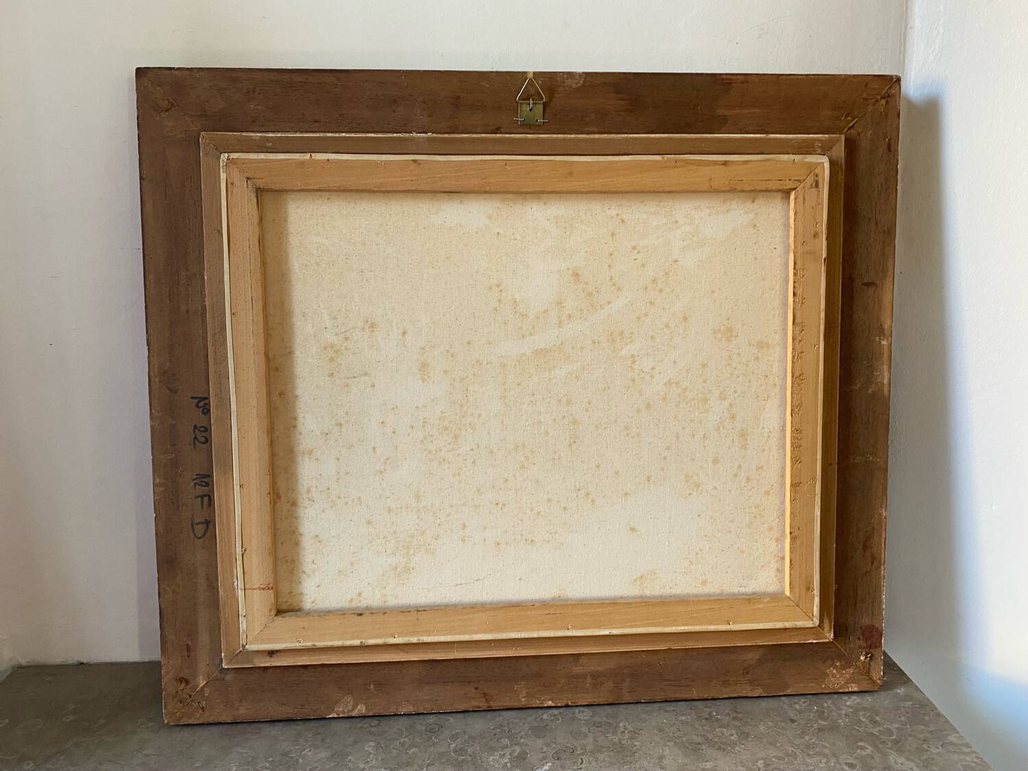 Bouquet of flowers signed Harold Clayton