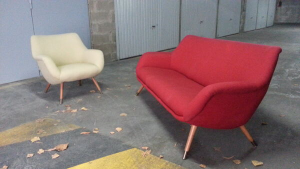 1/2 fauteuil organic année 50 original