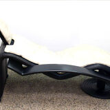 Chaise longue on wheels, Italian production, 1980s