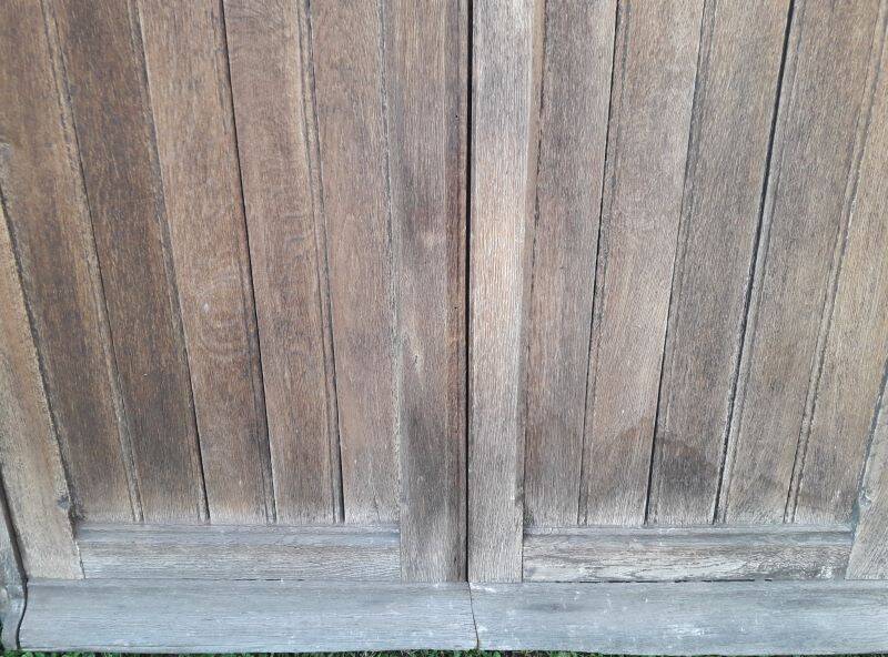 Double entrance door 227x142.2cm oak multi-point lock and frame