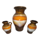 Set of vintage ceramic vases West Germany
