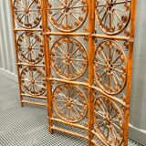 4-leaf peacock rattan screen