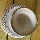 Mid-century woven ceramic basket / empty pocket, diameter 19 cm