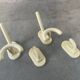 4x vintage ALTO Italy coat racks