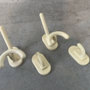 4x vintage ALTO Italy coat racks