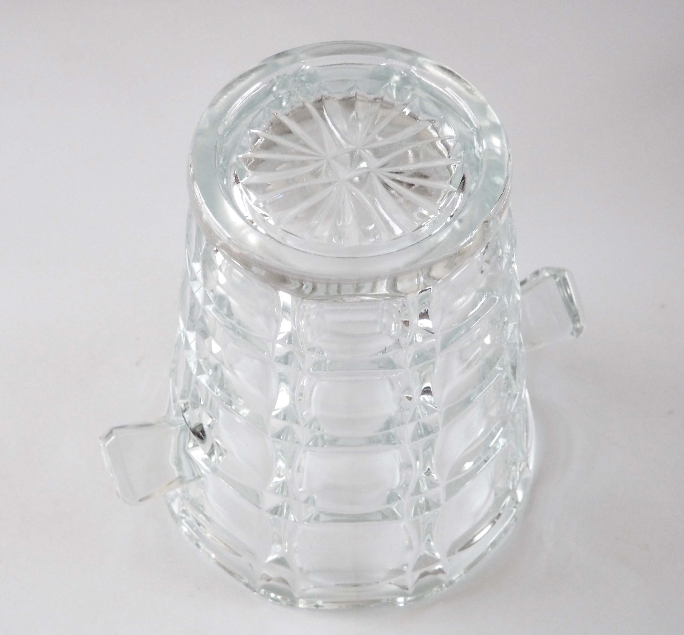 Glass champagne bucket