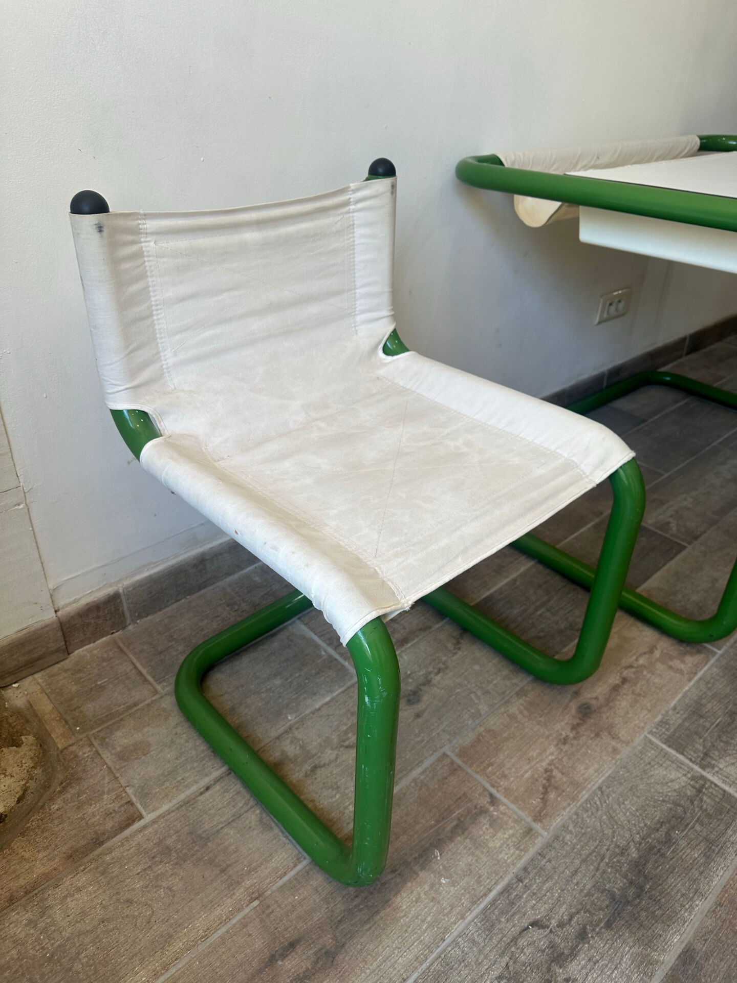 Bureau et chaise Marc Berthier 70s