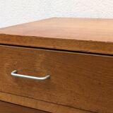 Vintage 1960s chest of drawers with compass foot