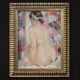 Peinture de nu féminin signée du 20e siècle français