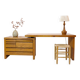 Pierre Chapo, bureau B19E en orme massif, 1970s.