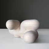 Sculptural and Organic Stools Made of Travertine Marble by Pepe Guerrero