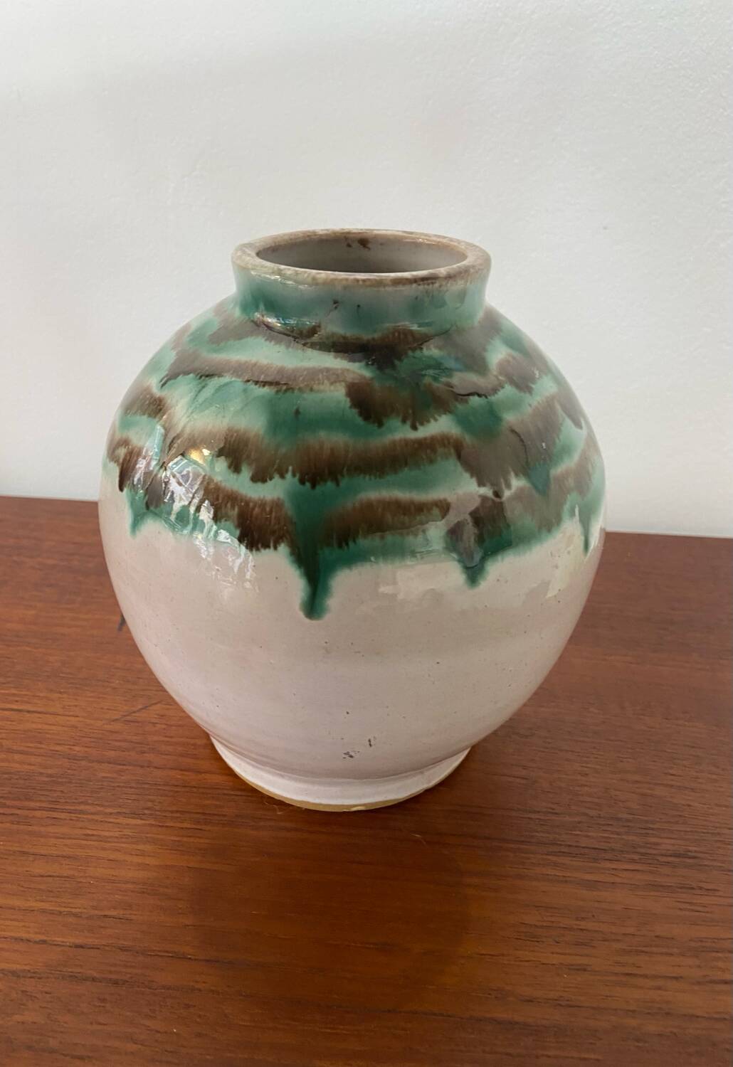 Vintage signed ceramic vase