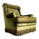 Vintage green single-seater / armchair / club chair