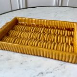 Slip top wicker effect bamboo signed vallauris years 60-70