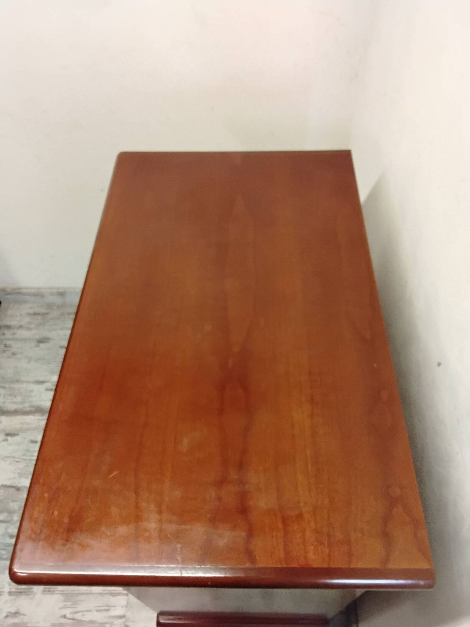 Wooden chest of drawers with a secret drawer