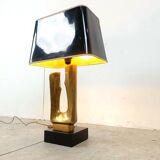 Lampe de table vintage en laiton, 1970