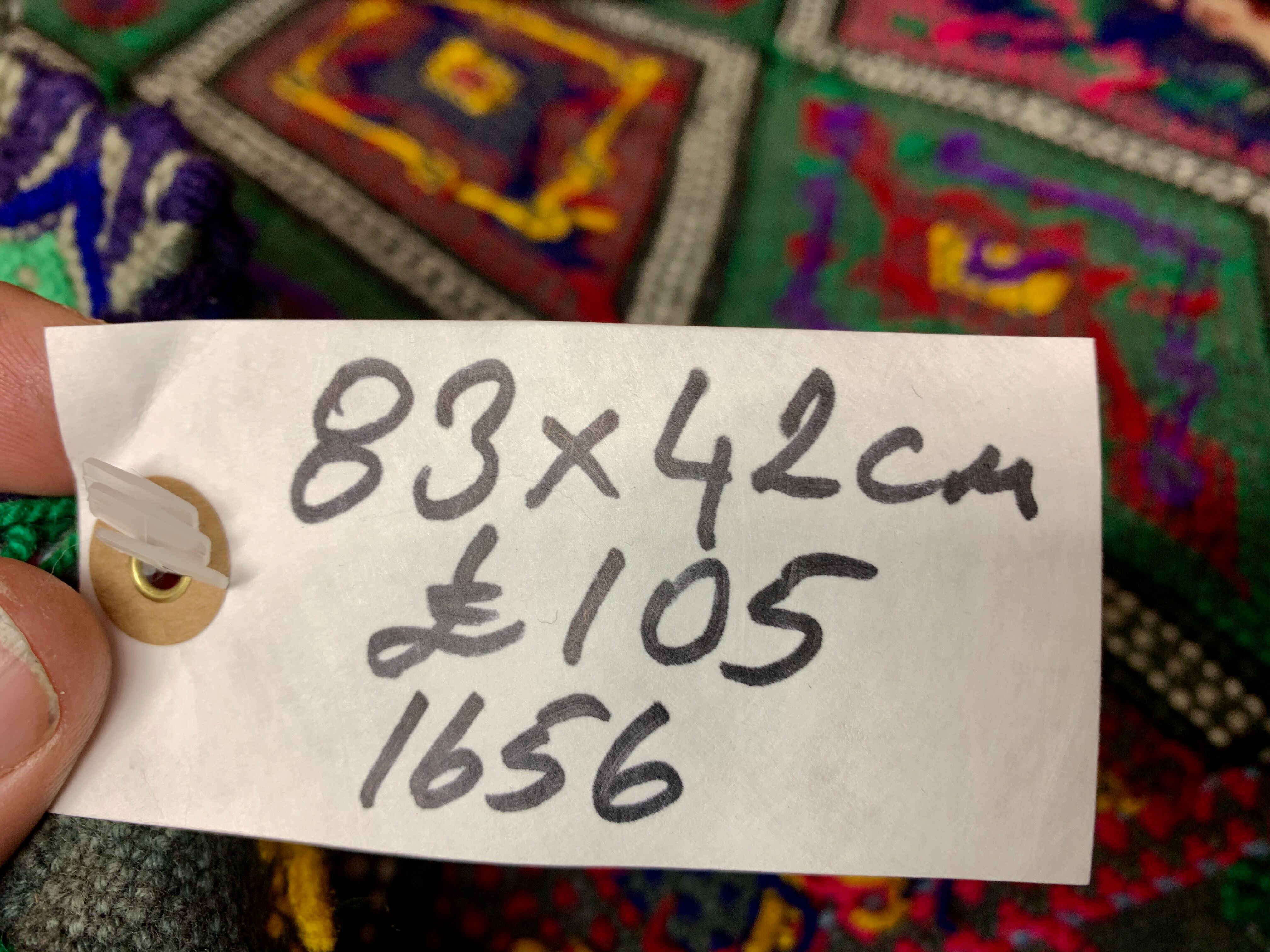 Vintage Turkish Kilim 83x42 cm