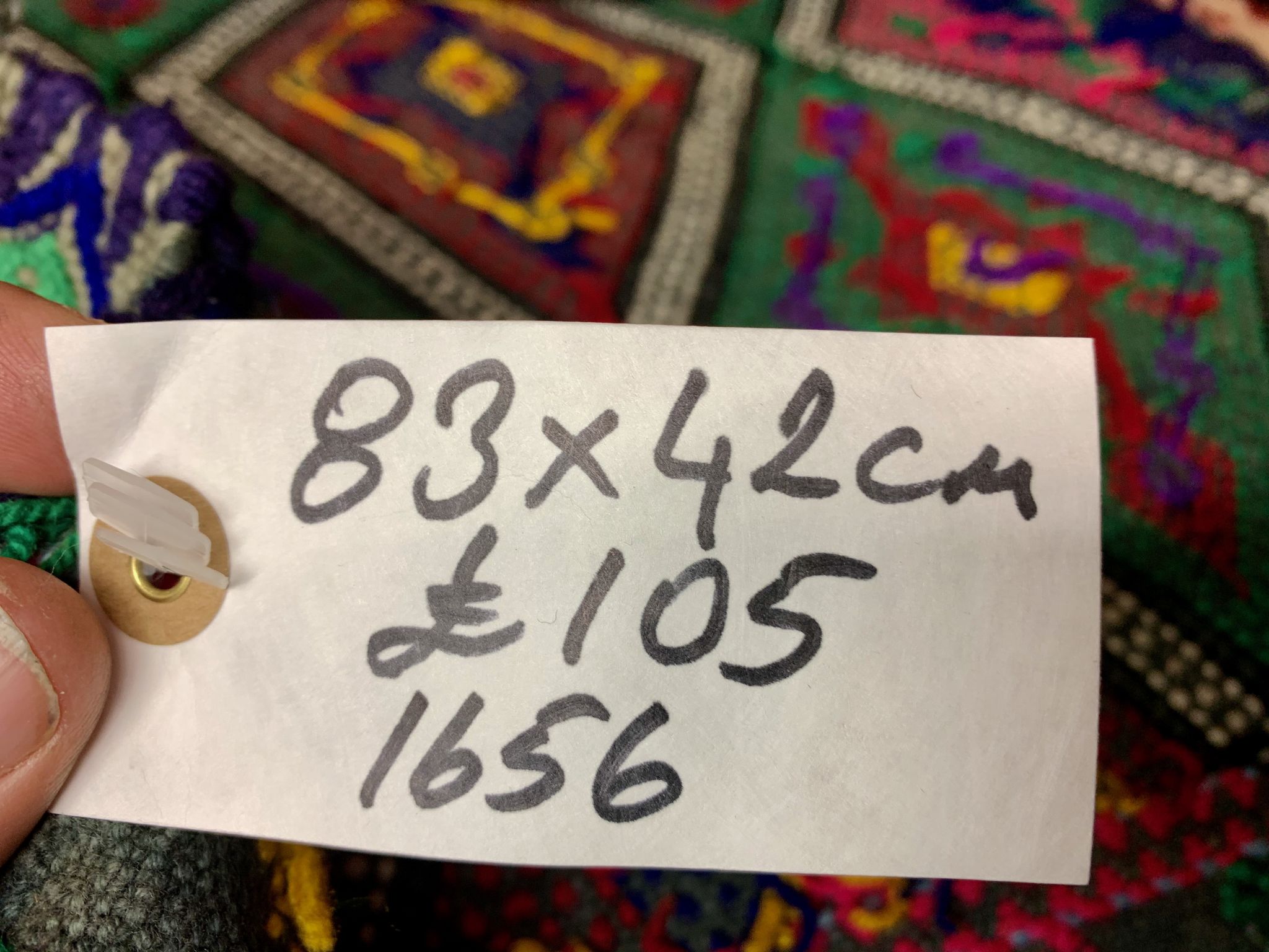 Vintage Turkish Kilim 83x42 cm