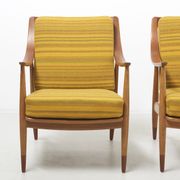 Pair of Armchairs Model FD 144 by Peter Hvidt and Orla Mølgaard-Nielsen, Denmark - 1950's