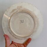 Set of 6 vintage dessert plates model Cécile by HBCM