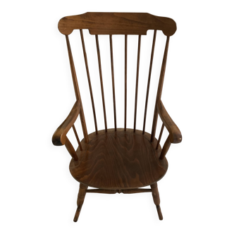 Vintage wooden rocking chair – 1960s/70s