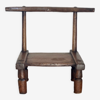 Antique Baoulé chair from Ivory Coast