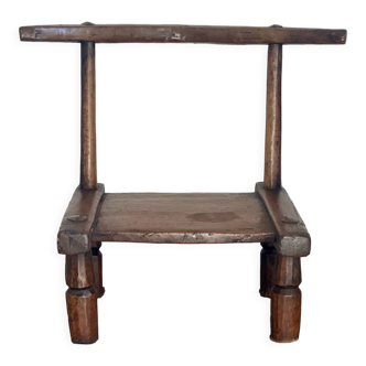 Antique Baoulé chair from Ivory Coast
