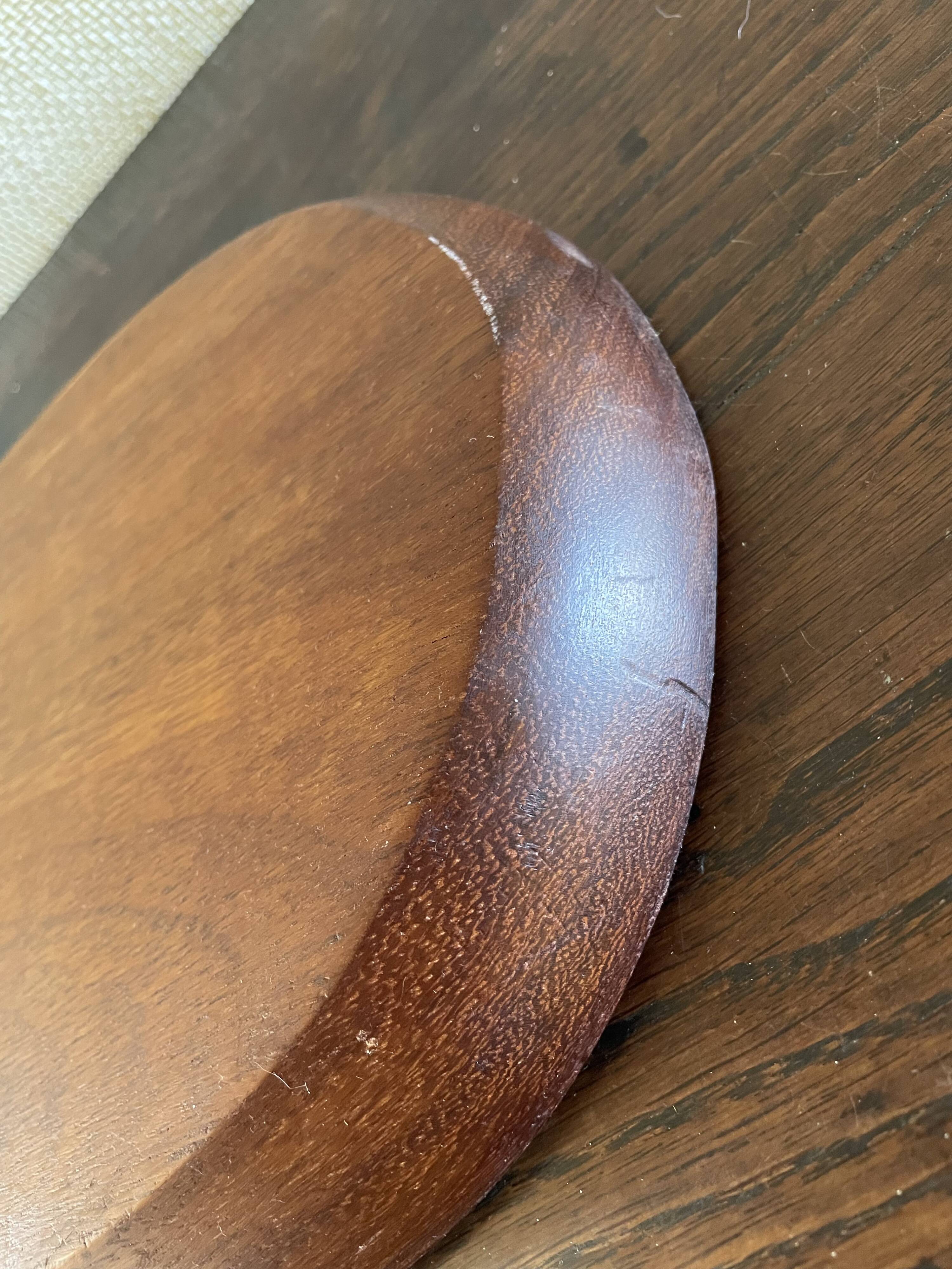 Wooden appetizer dish with compartments