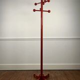 Porte manteau postmoderne rouge, Italie, 1980s