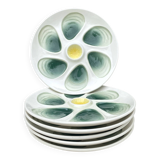 Assiettes à huitres salins France années 60