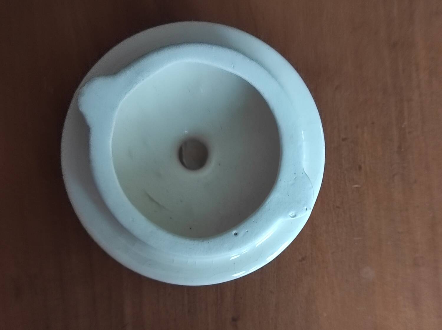 Small coffee maker with floral decoration