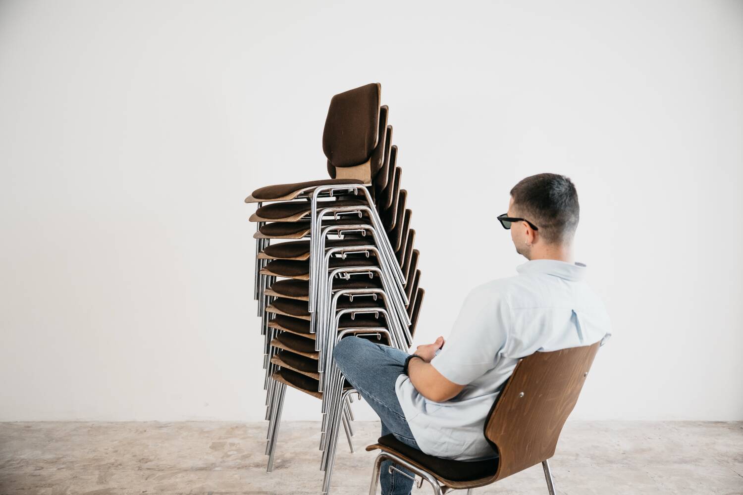 Carlo Ratti Set Da Ufficio 12 Sedie Design Modernariato Anni ‘70