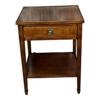 Louis XVI style side table in cherry wood