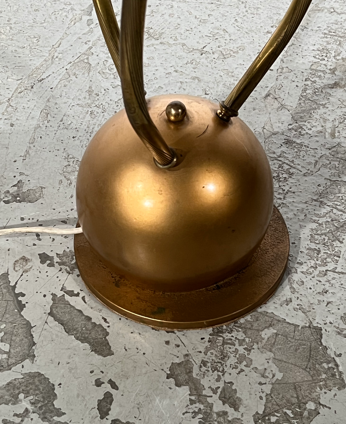 Lampadaire 3 feuilles, années 70