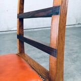 Set of Art Deco Belgian Side Chairs, 1930s