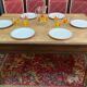 Table de ferme en bois massif de 127 cm