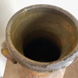 Vase jarre amphore XL en terre cuite vernissée