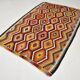 Tapis Kilim géométrique multicolore 5x8, 160x237 cm